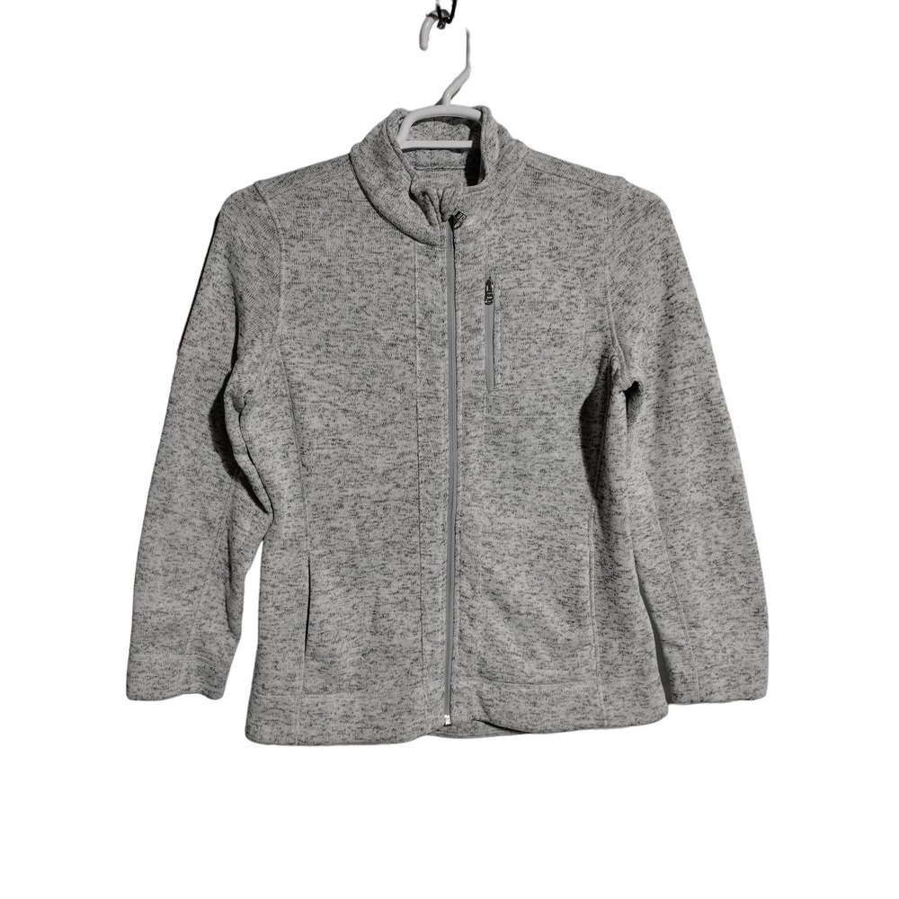 Marc New York Andrew Marc Performance gray zip up sweatshirt woman size medium